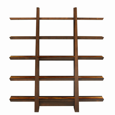 Samar 66" W 5-Tier Wood Bookcase 