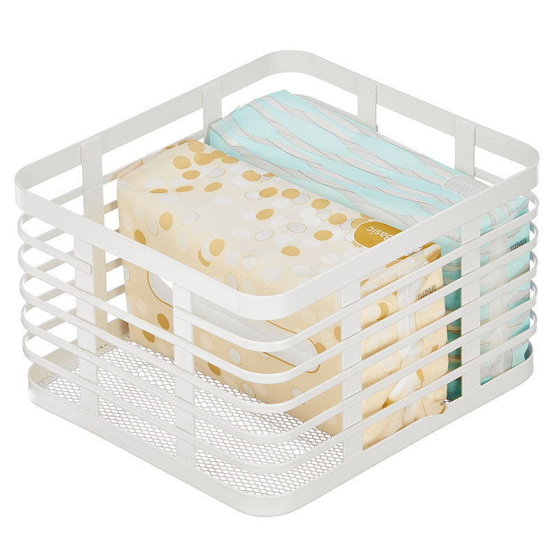 Carson Basket 10 x 9 x 6, Matte White