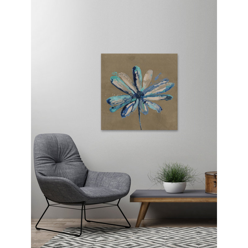 Wild Daisy IV - reproduction sur toile, H 12 po x l 12 po x P 1,5 po