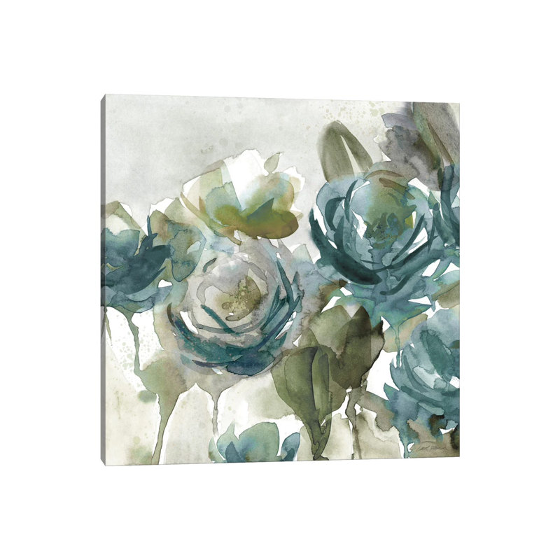 Secret Garden Negative I by Carol Robinson - Painting on Canvas, Wrapped Canvas, 45.72 cm H x 45.72 cm W x 3.175 cm D