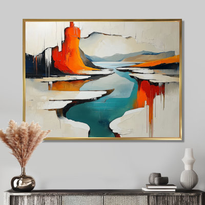 Art mural surréaliste moderne de l'Antartica I