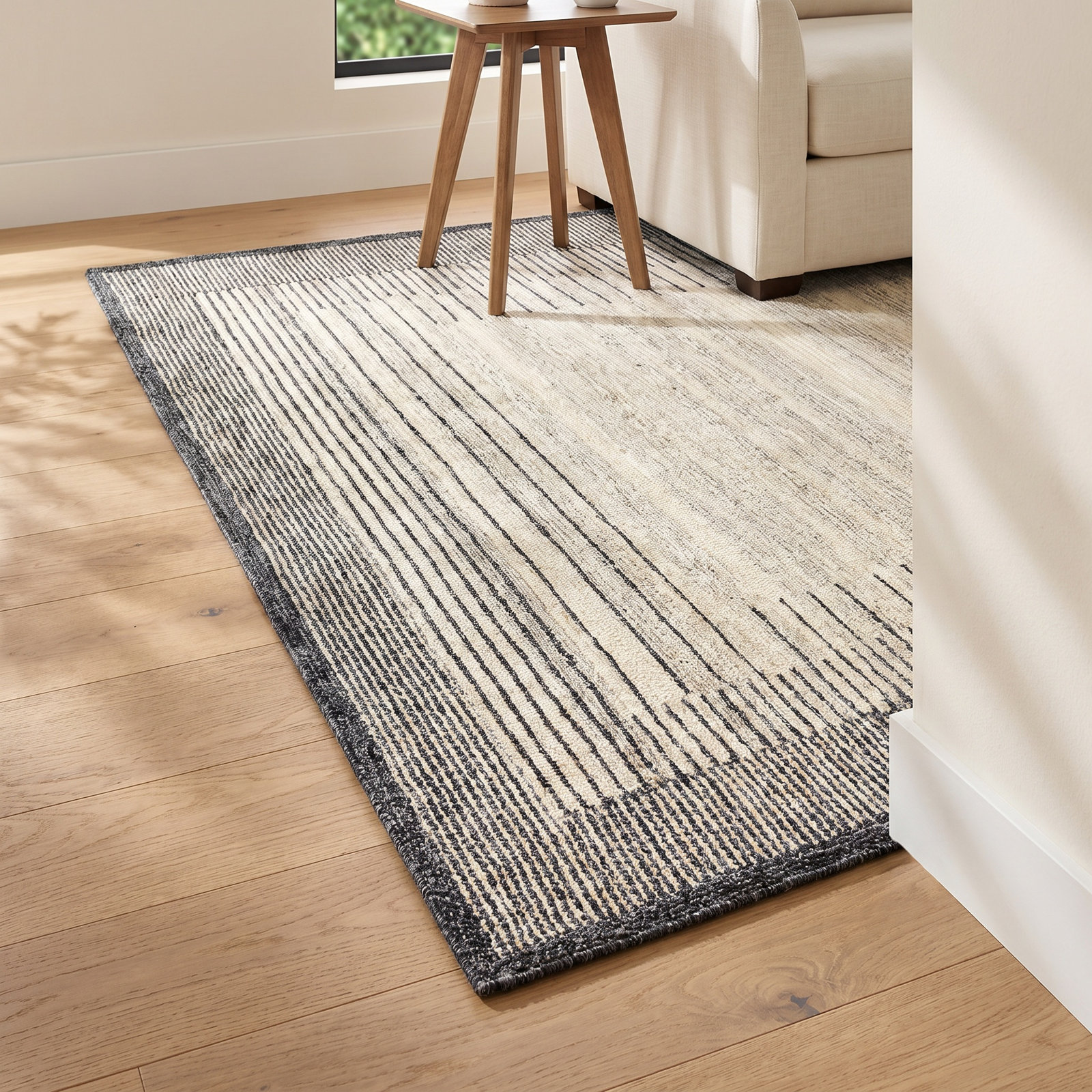 Uptown Hand-Tufted Striped Rug, Rectangle 8' x 10'