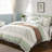 Sage Cotton Comforter , 9, For King Bed 9 King, Romantic Floral Theme