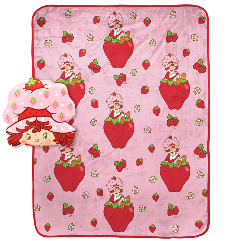 Ensemble de jet et de coussin Strawberry Shortcake Strawberries Galore