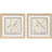 Linear Rabbit Framed Art