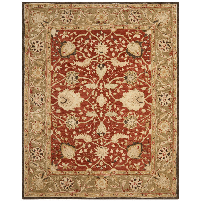 Tingley Hand Tufted Wool Oriental Rug, Rectangle 9'6" x 13'6"