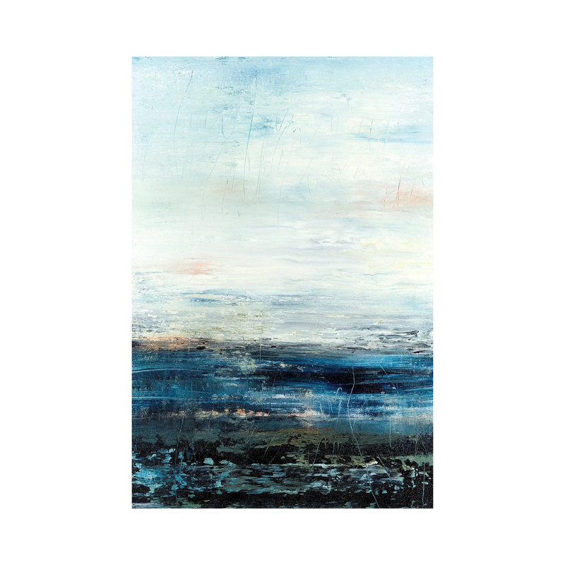 Ocean Blue Floor by Radek Smach - Gallery-Wrapped Canvas Giclée on Canvas, Wrapped Canvas