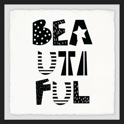 «Beautiful III», reproduction encadrée