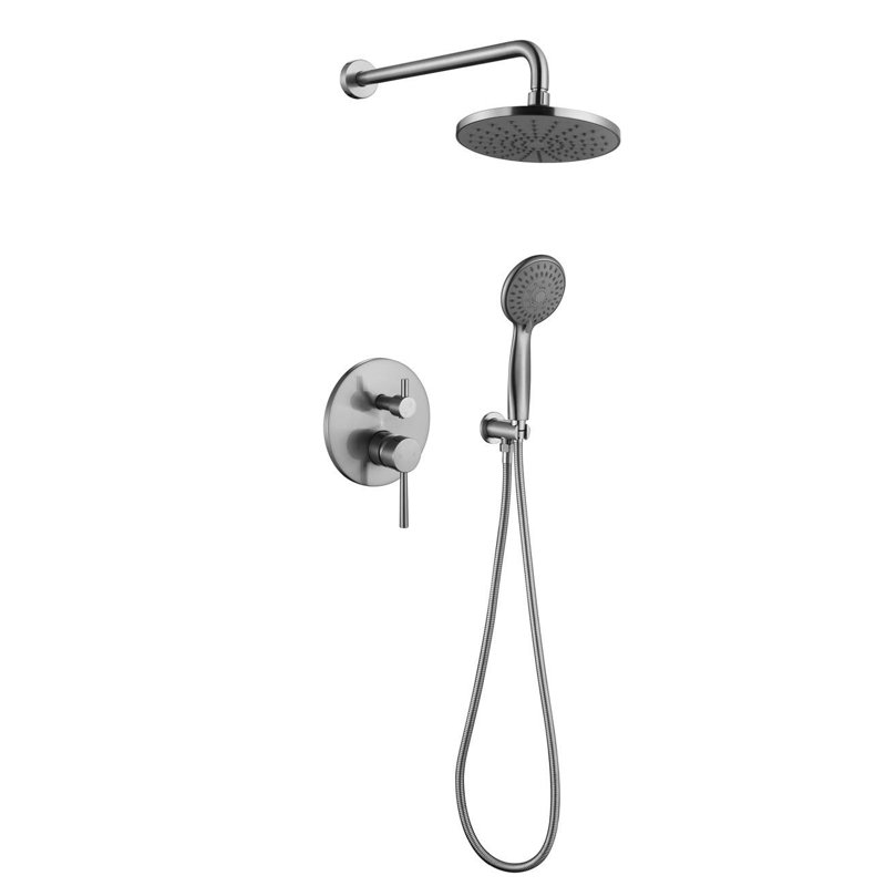 All-In-One Kit with Rough in-Valve, Brushed Nickel
