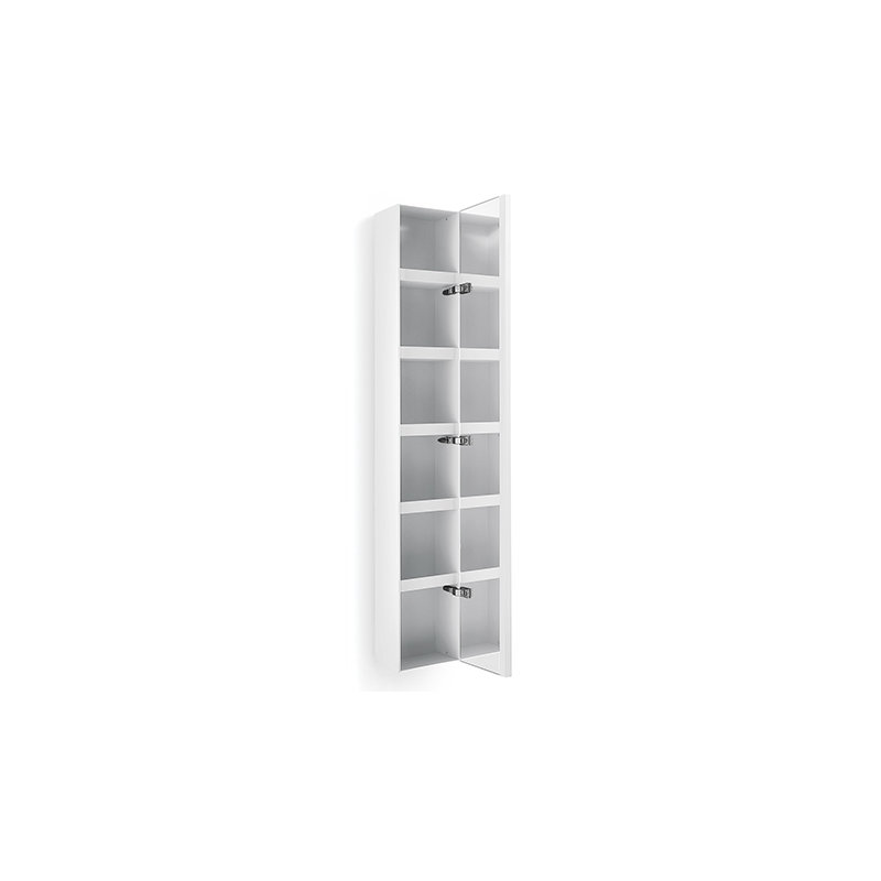 Ciacole 10.4'' W Mirrored Medicine Cabinet, White, 62.6" H x 10.4" W x 6.5" D