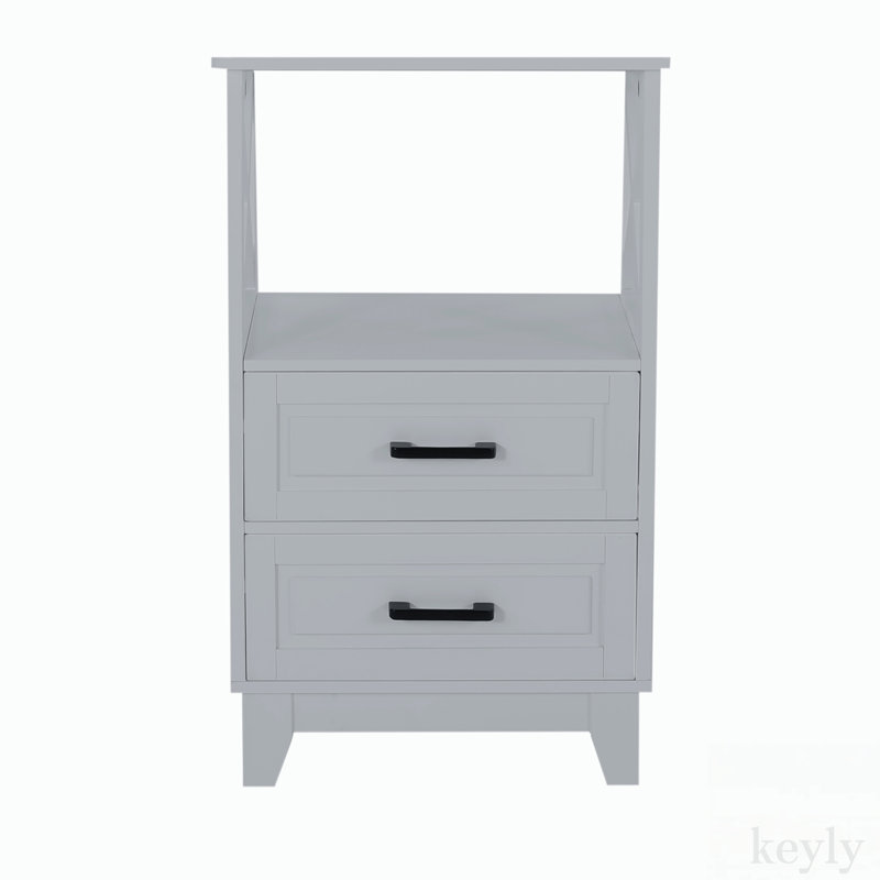 Cherico Bathroom Cabinet, Gray
