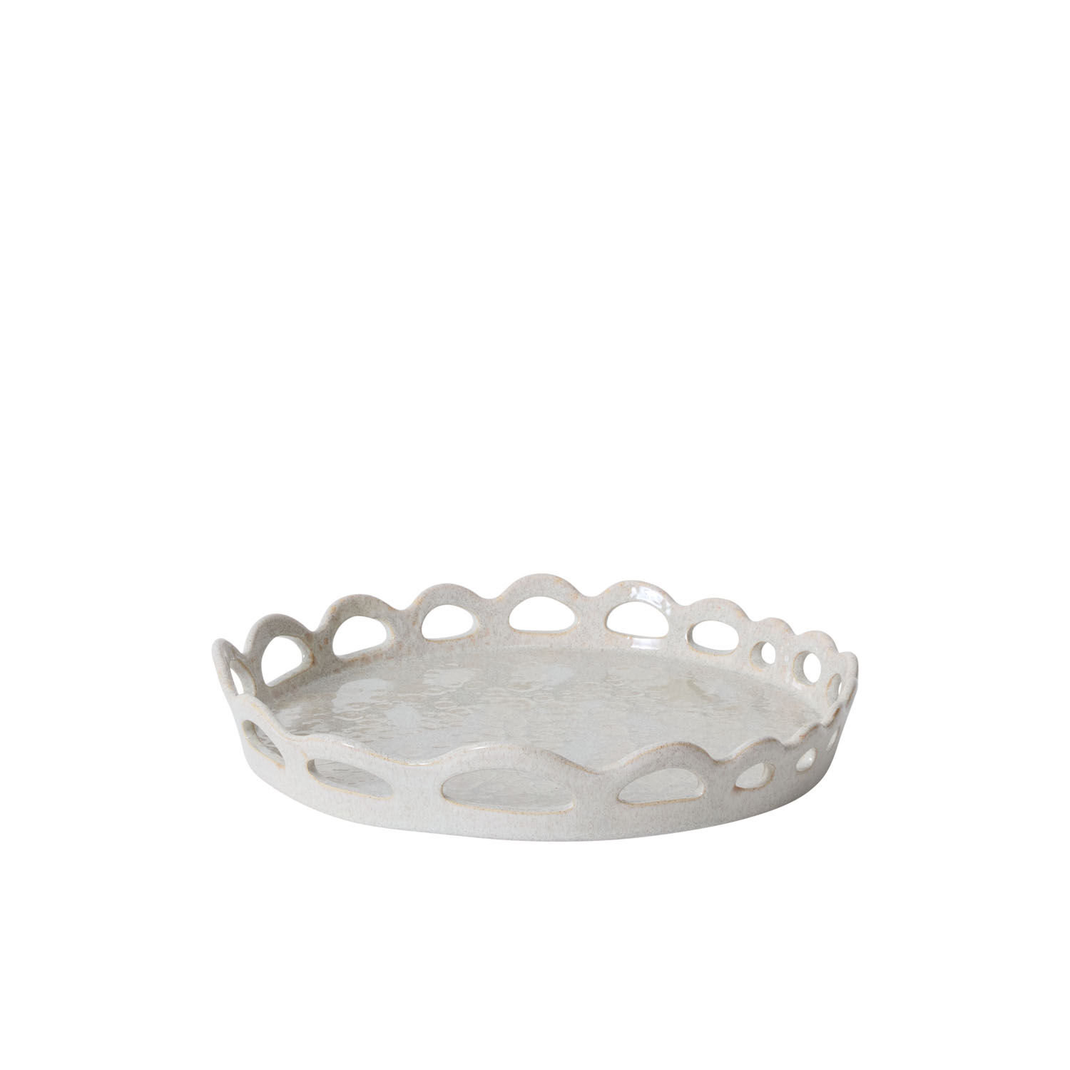 Large Decorative Tray, 19.25" W x 19.25" D x 3.25" D