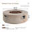 38" Round Propane Fire Pit Table With 50,000 BTU Heat, Modern MGO Outdoor Fire Bowl With Lava Rocks & Rain Cover-2070418158