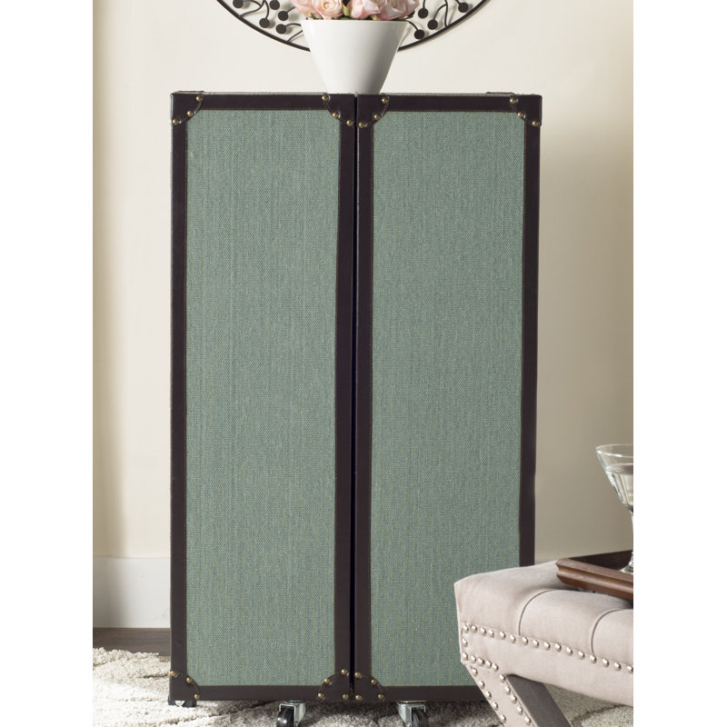 Greely Bar Cabinet with Wine Storage, Sage
