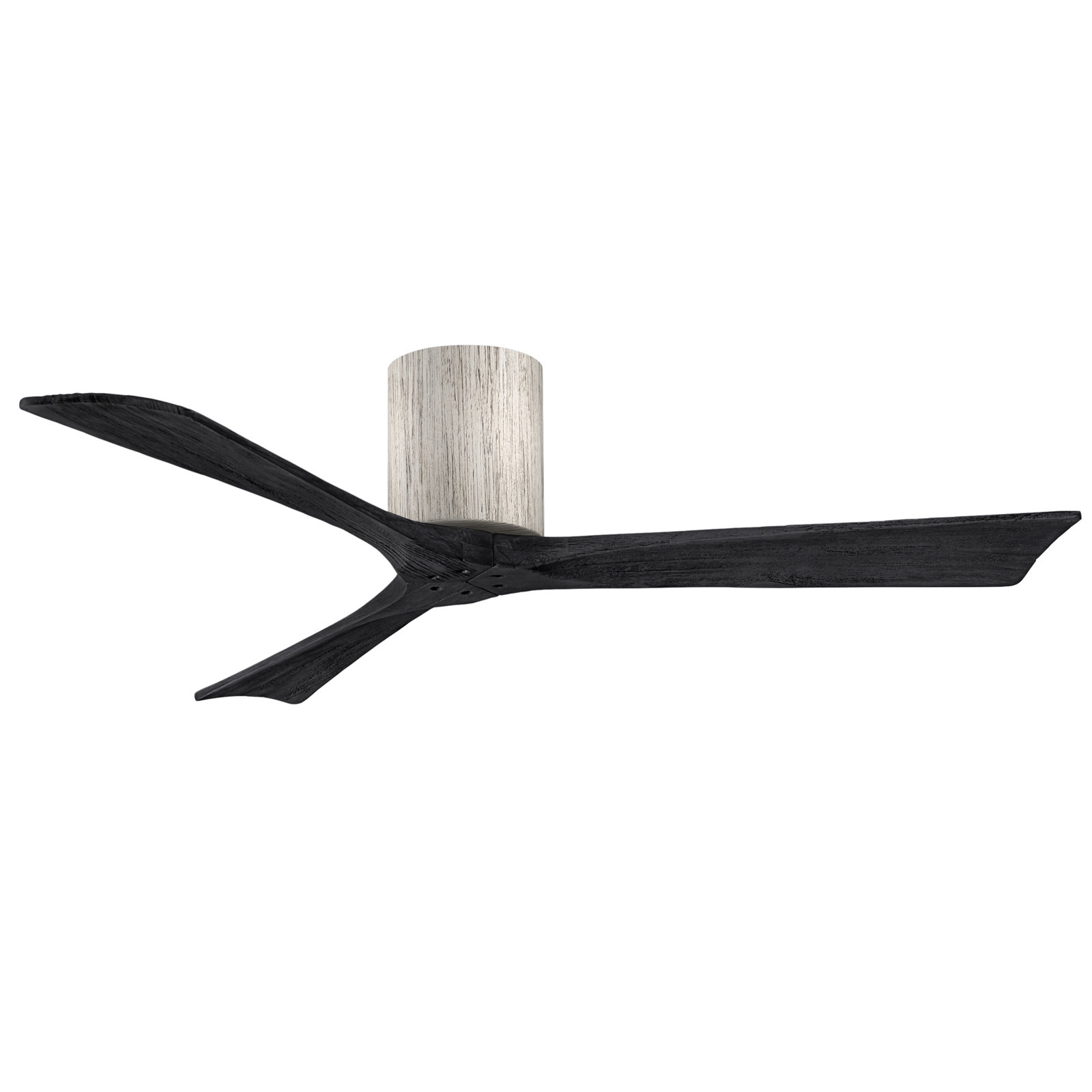 Olivier 3 Blade Ceiling Fan, Barn Wood Tone, Matte Black, 52"