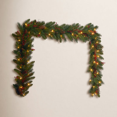 9ft. Classical Collection Garland with Clear Lights