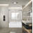 Kingston Brass 60-Inch Acrylic Rectangular 3-Wall Alcove Tub With Tub Door, Drain-108329349-108329350