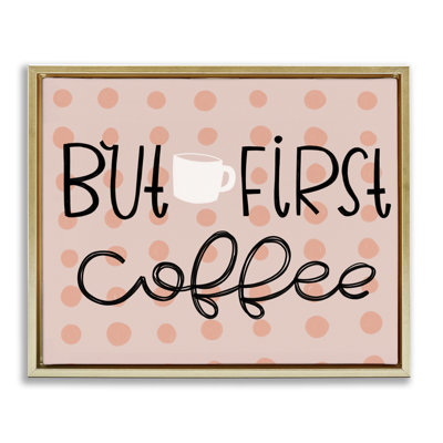 Cadre flottant But But Coffee Coffee, par Mandy Ford Art + Illustration