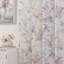 Rideaux transparents avec passe-tringle à imprimé floral moderne et coloré pour le salon de la chambre à coucher-129615257