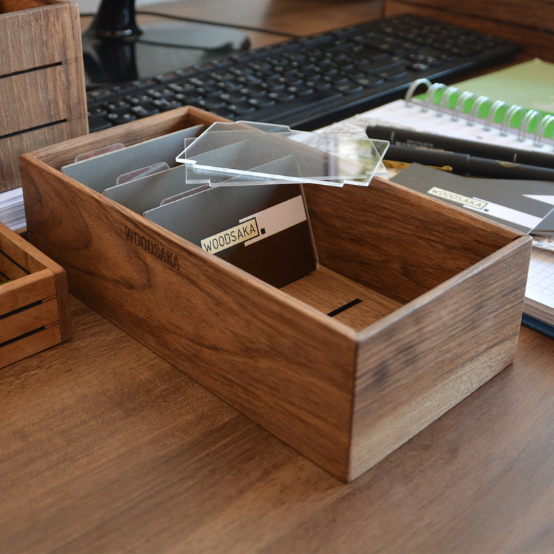 Wood Desk Organiser