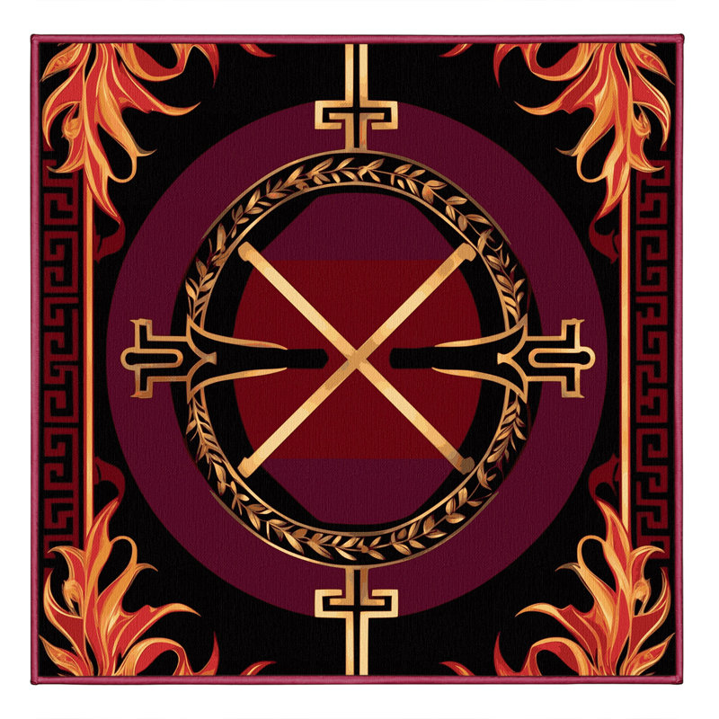 Celestial Brocade Rug, Square 7'