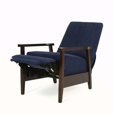 24.75'' Wide Wood Hand Manual Club Recliner