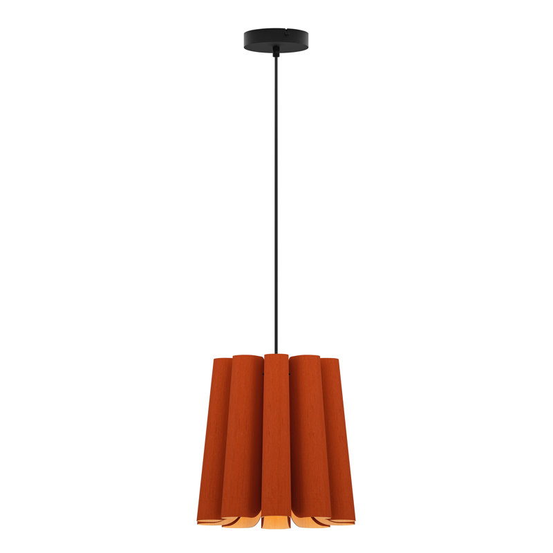 Luminaire suspendu Lora, Terra Cotta, H 11,8 po x l 12,6 po x P 12,6 po