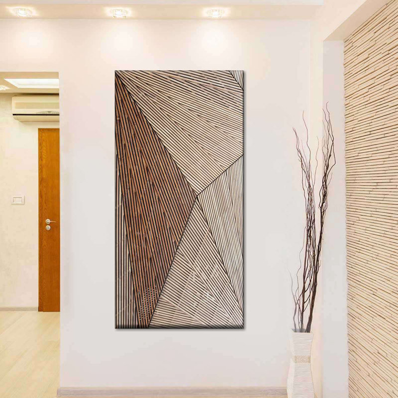" Wooden Structure Canvas Print ", 24" H x 12" W x 1.25" D