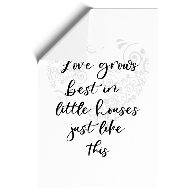 Love Grows Best - Frameless Print, 84cm H x 59cm W x 0.1cm D