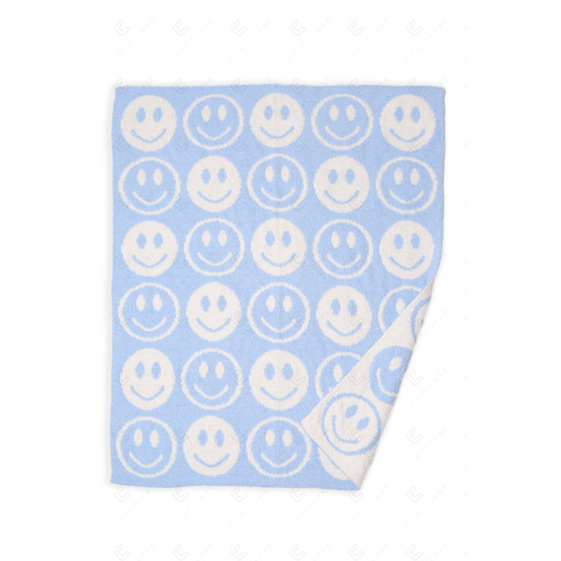 Jeté doux pour enfants , Bleu