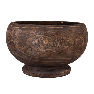 Round Paulownia Wood Planter