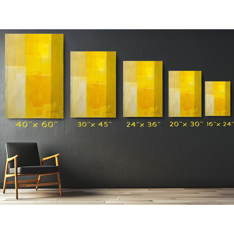 «Minimalist Abstract», reproduction d'art sur toile, H 45 po x l 30 po