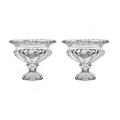 S/2 D7.7X6.3" Omari Crystal Display Bowl