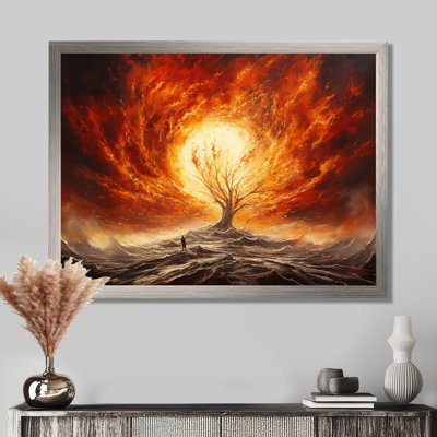 Moses Burning Bush Christianity Landscape - Christianity Wall Art