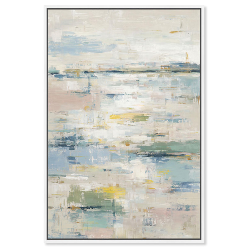 Décoration murale de salle de bain Tranquil Harbor II par Art Remedy, cadre blanc, 10 x 15, H 16 po x l 11 po, Cadre blanc