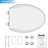 Sturdy Elongated Toilet Seat With Soft Close Mechanism - Effortless Installation and Cleaning