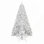 Arbre de Noël blanc de 7,5 pi avec fil mémoire, 1200 pointes en PVC à charnière pour un assemblage facile et une décoration intérieure des Fêtes