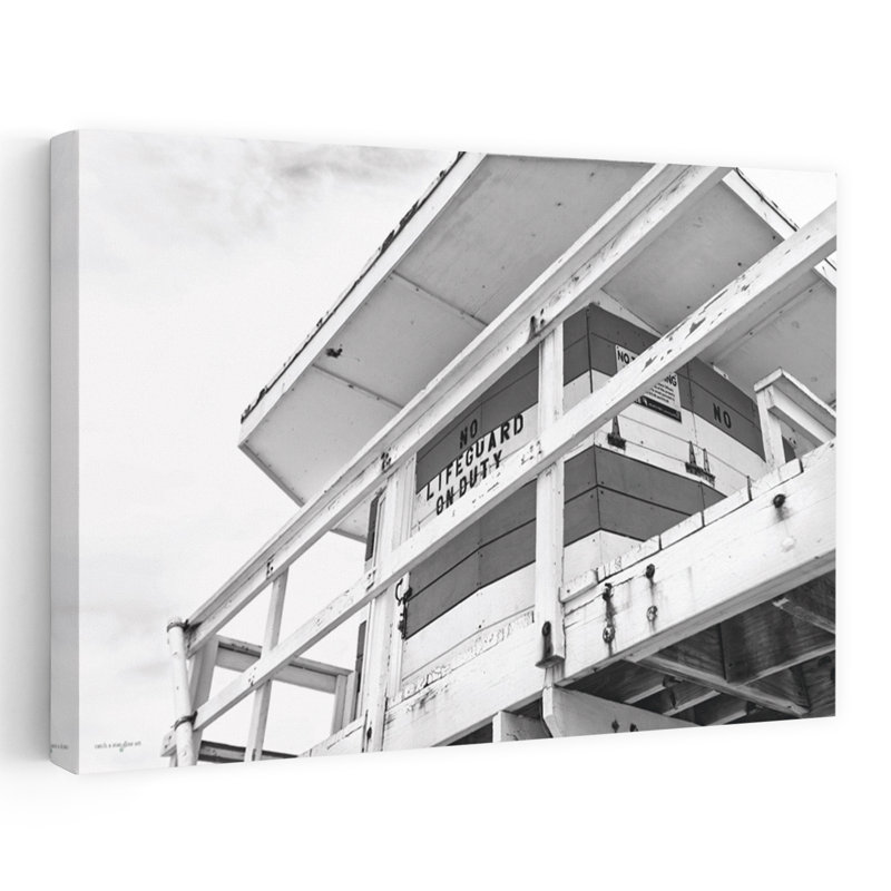 No Lifeguard On Duty - Coastal Lifeguard Tower, H 24 po x l 16 po