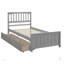 Lit plateforme simple avec deux tiroirs-1170403301