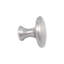 Mushroom Brushed Kitchen Cabinet Knob Pull Hardware Closet Cupboard(Set Of 25)-56522305