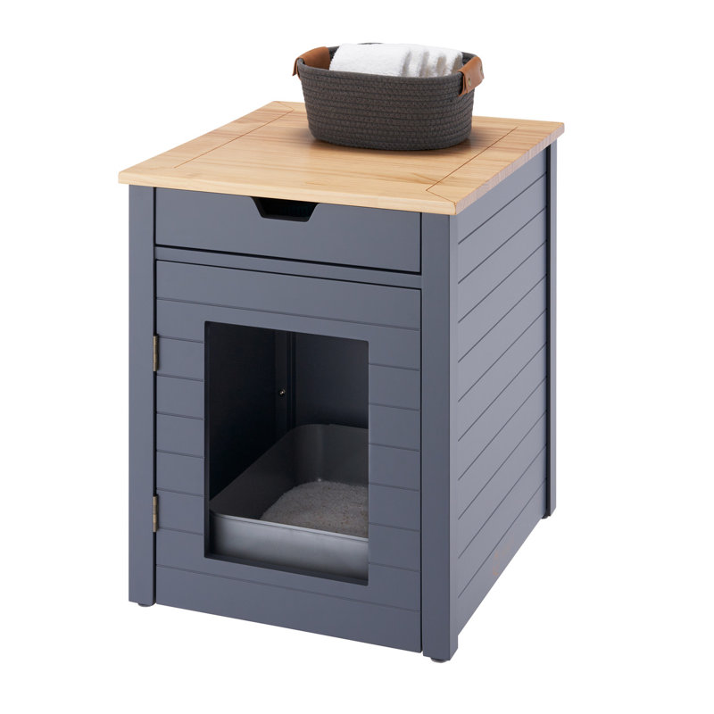 Table de bout avec tiroir 20 po Tucker Murphy Pet ™, Gris foncé