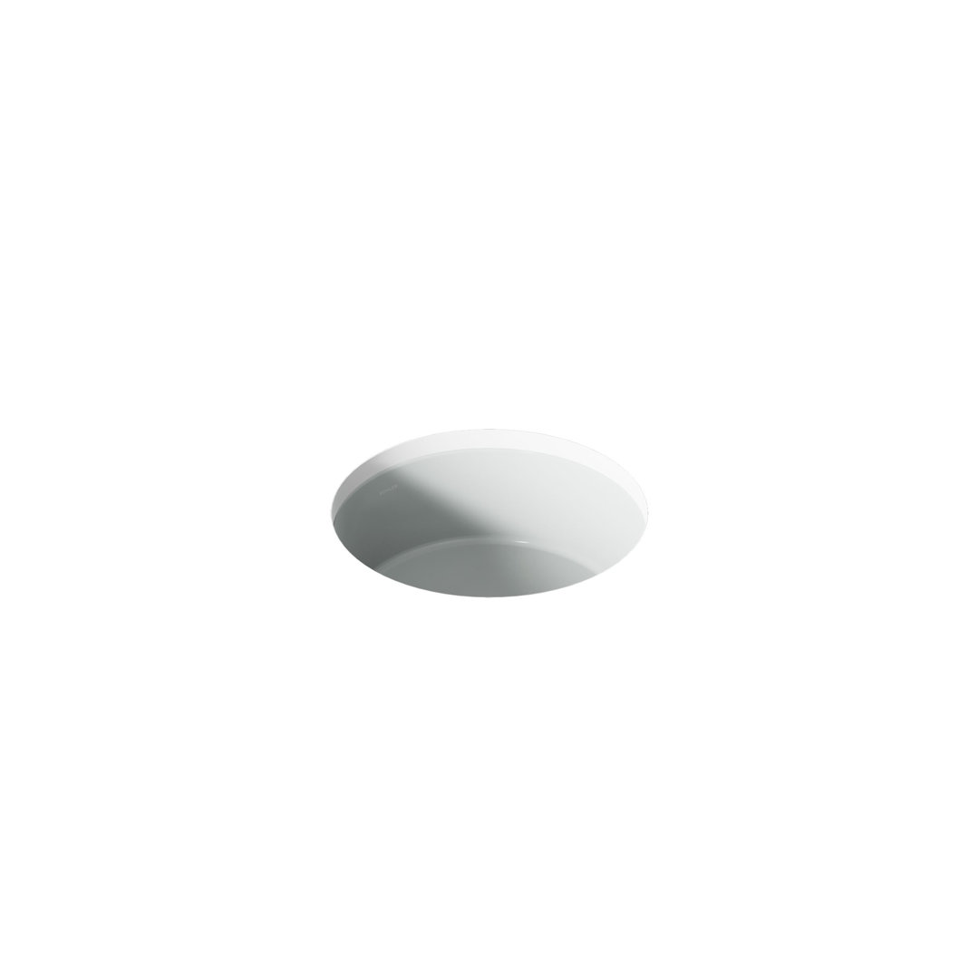 Verticyl Ceramic Vitreous China Circular Undermount Bathroom Sink with Overflow Kohler Sink 