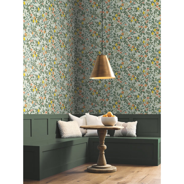 Heroad Brand Boho Peel and Stick Wallpaper Floral Wallpaper Leaf