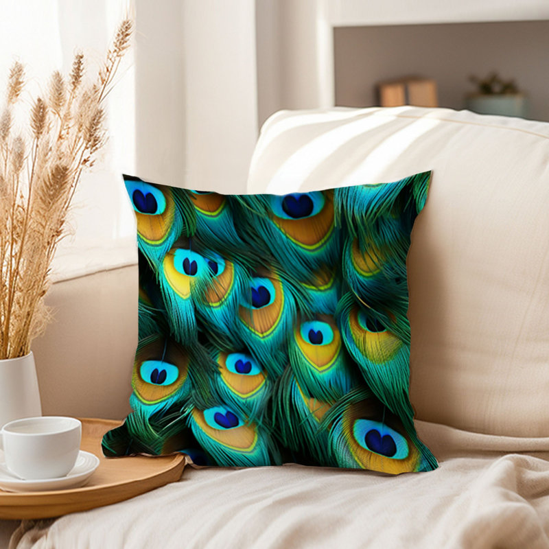 Animals Peacock Pattern XII Modern, 20"H x 20"W