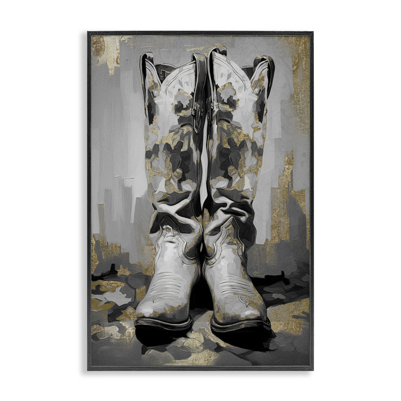 «Glam Streaked» par Giclee Art par Sasha, H 18 po x l 12 po, Giclée encadrée noir minuit