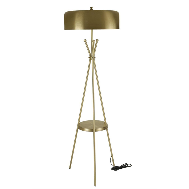 Hueramo 165cm Tripod Floor Lamp, Gold