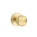 Emtek Select Privacy Knobset w/ Disk Rosette, Conical Stem & Knurled Knob