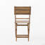 Chaise de salle à manger d'extérieur pliante en bois d'acacia (ensemble de 2)-351583589