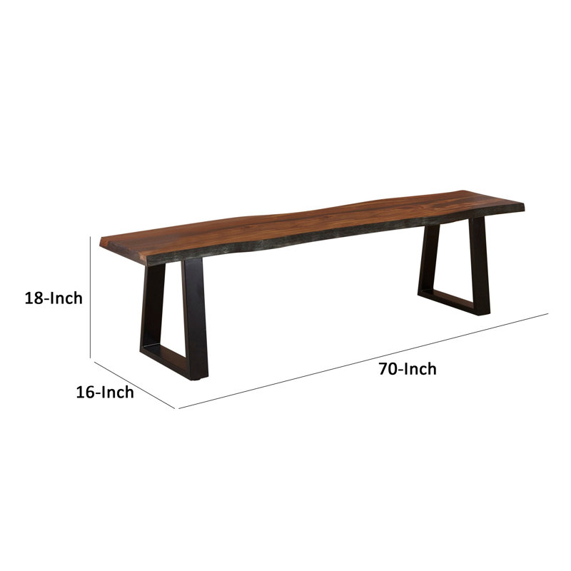 Banc en bois