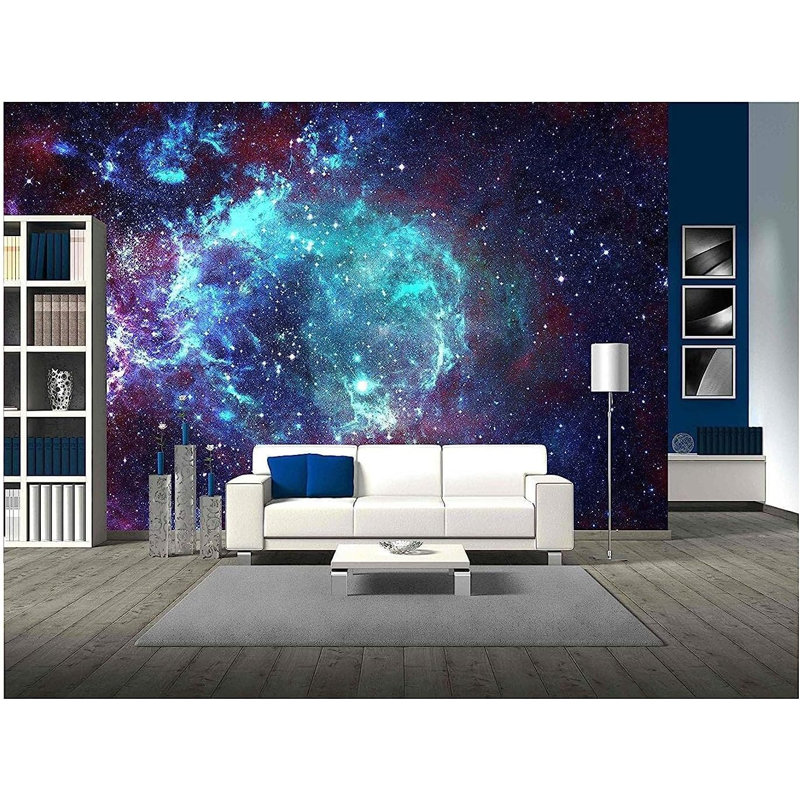Papier peint transparent Planète dans l'espace extra-atmosphérique Galaxy, L 66 po x l 96 po